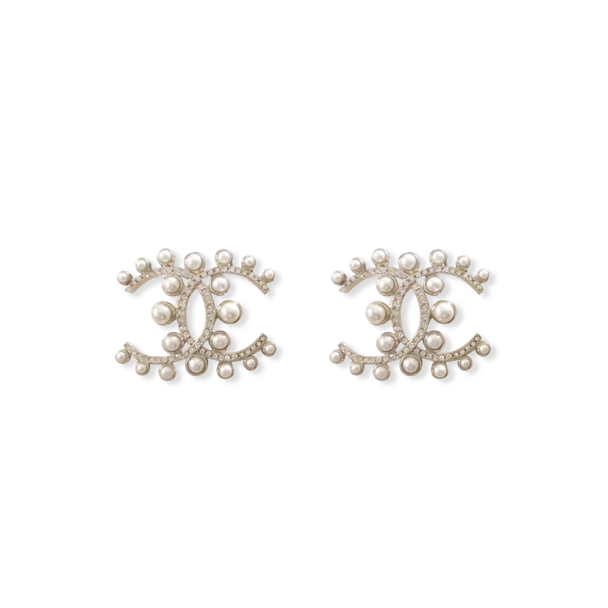 CHANEL CC PEARL EARRINGS 300561
